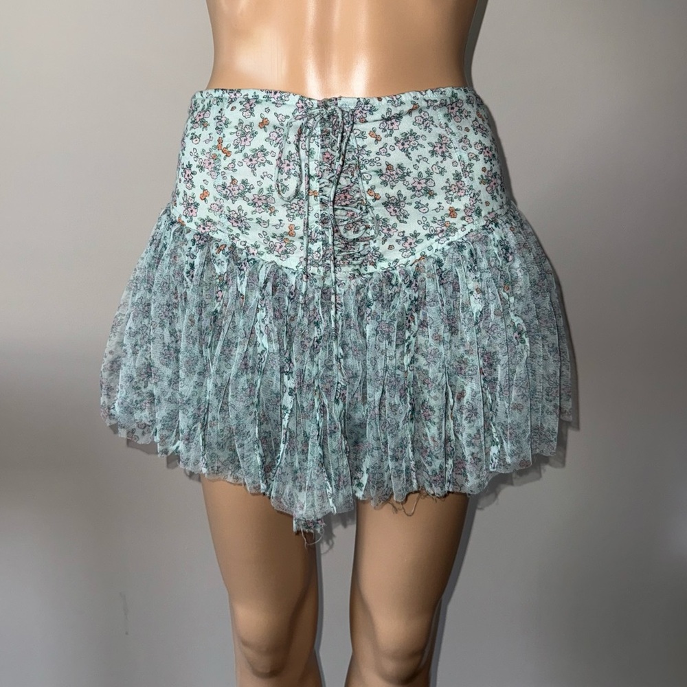 Free People One Blossom Mini Skort